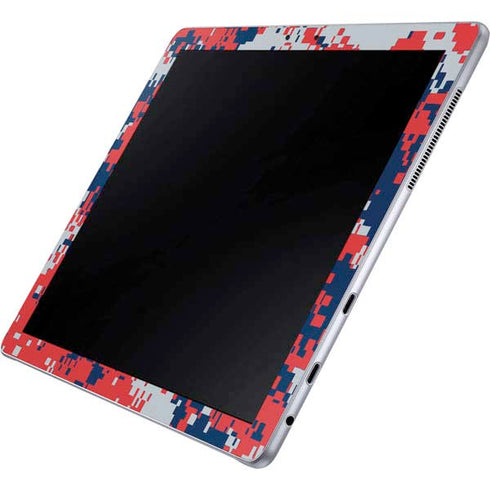NBA Washington Wizards Camo Digi Galaxy Book 12in Skin